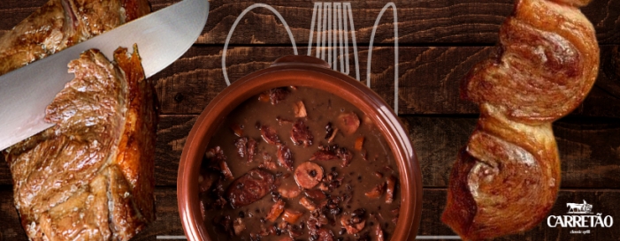 Churrascaria Carreto Ipanema - Rodzio completo; carnes nobres, guarnies, buffet de saladas, pratos quentes.